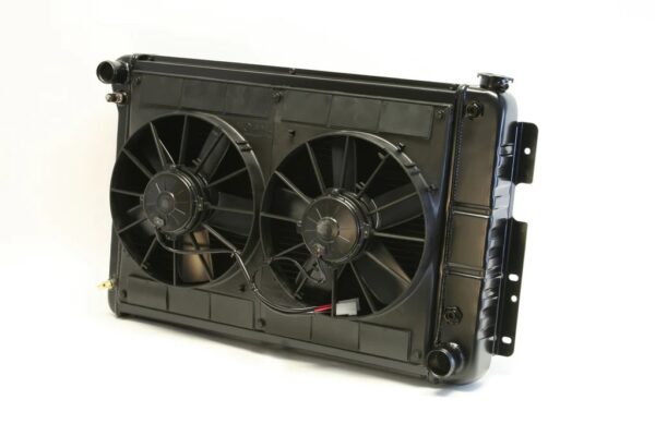 DEWITTS RADIATOR Radiator w/Fans Camaro 67-69 BBC Man Trans Blk 32-4239022M