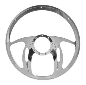 BILLET SPECIALTIES Steering Wheel Half Wrap 15.5in Hurricane 34123