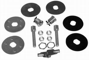 RACING POWER CO-PACKAGED Universal Hood Lock Set R4062