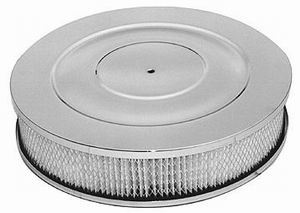 RACING POWER CO-PACKAGED 14In X 3In Performance A ir Cleaner Kit Washable R8025