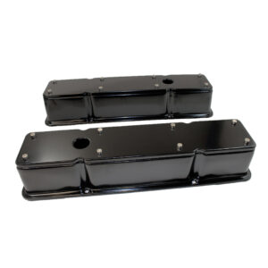 RACING POWER CO-PACKAGED SBC Valve Covers Tall 2 Piece Black R9769BK