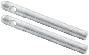 ALLSTAR PERFORMANCE Aluminum Hood Pins 3/8in Silver 10pk ALL18487-10