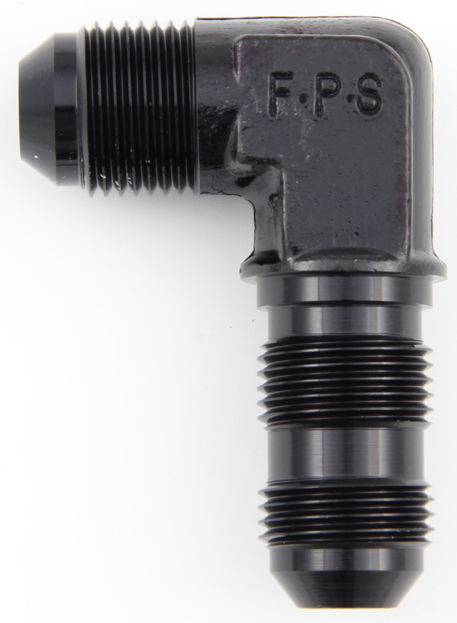 FRAGOLA #6 x 90 Deg Bulkhead Fitting Black 483306-BL