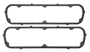 RACING POWER CO-PACKAGED Black Rubber Ford Valve Cover Gaskets Pair R7486