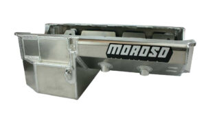 MOROSO BBC Gen VI Oil Pan w/Dual Power Kick Outs 20382