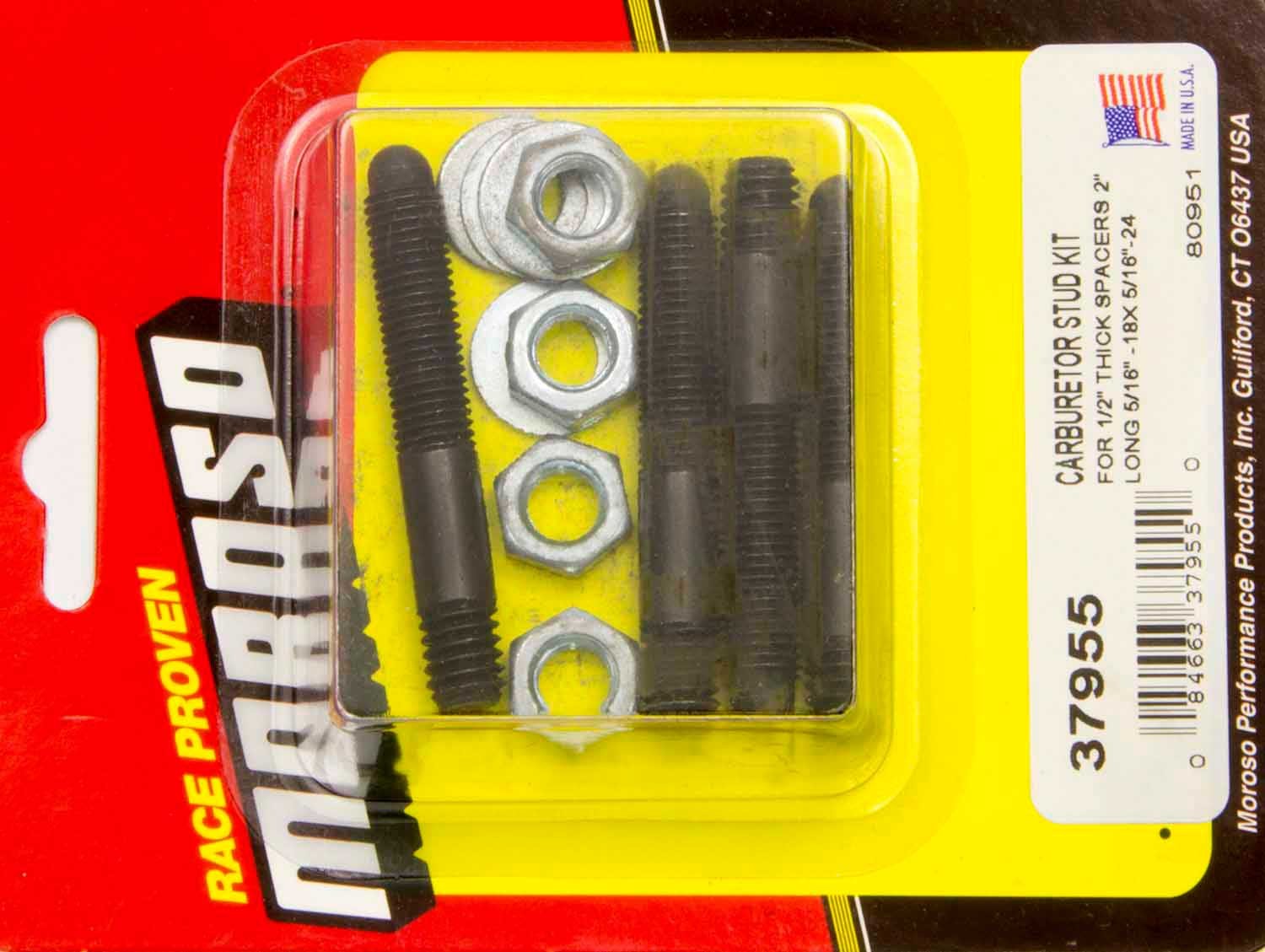 MOROSO Carburetor Stud Kit – 2in. 37955