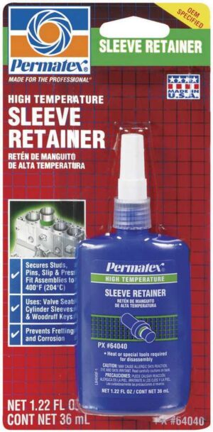 PERMATEX Green Sleeve Retainer 64040