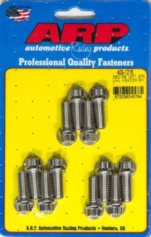 ARP Header Bolt Kit – 12pt. 3/8 x .875 UHL (12) 400-1216