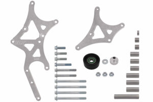ICT BILLET LS Truck Alternator and Power Steering Kit Drive 551519X-3