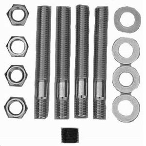 RACING POWER CO-PACKAGED Carb Adapter Hardware K it 3In Stud 5/16In Tread R0977