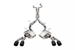 CORSA PERFORMANCE 20-   CT5-V 3.0L Active Valve Cat-Back 21326CFBLK