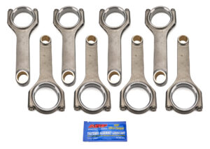 SCAT ENTERPRISES SBC 4340 Forged H-Beam Rods 6.125 w/ARP2000 2-350-6125-2100-SA