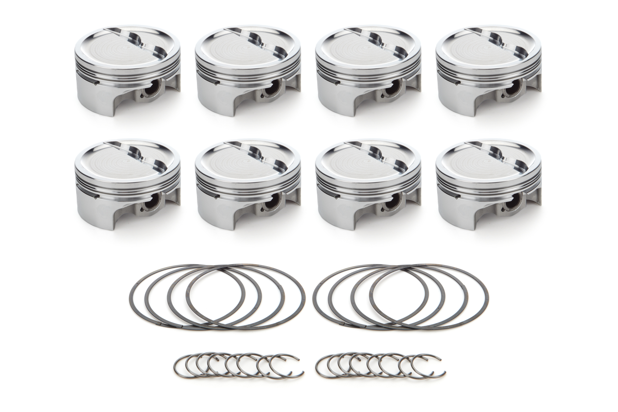RACE TEC PISTONS SBC Dished Piston Set 4.040 Bore – 19.4cc 1001632