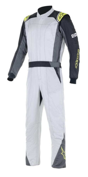 ALPINESTARS USA Suit Atom Silver Flu/Yel X-Large 3352822-1950-60
