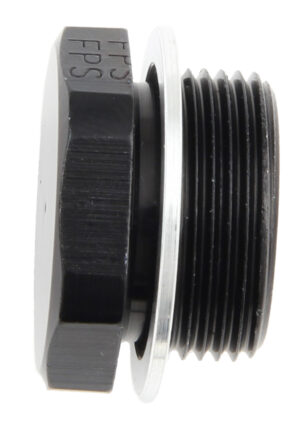FRAGOLA Inlet Plug 7/8-20 Blank Black 491980-BL
