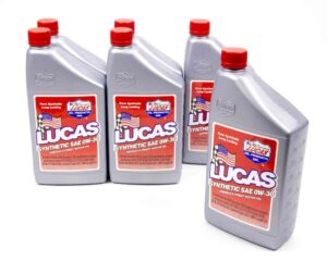 LUCAS OIL Synthetic 0w30 Oil 6×1 Qt 10179