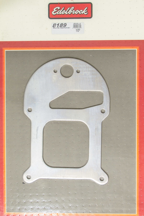 EDELBROCK Single Regulator Flange Plate 8189