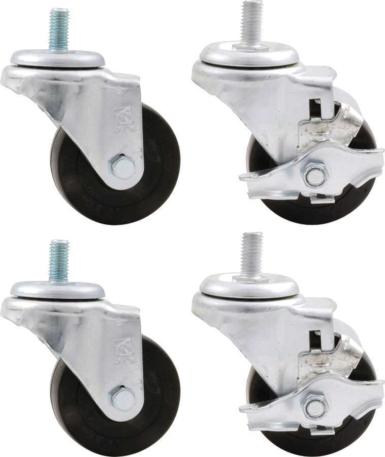 ALLSTAR PERFORMANCE Wheel Kit 3in Heavy Duty Locking ALL10165