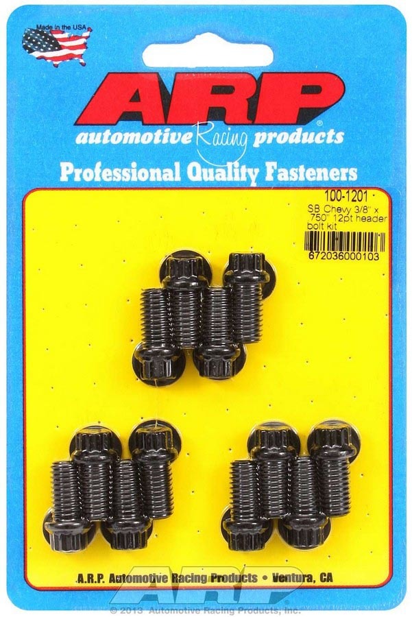 ARP Header Bolt Kit – 12pt. 3/8 x .750 UHL (12) 100-1201
