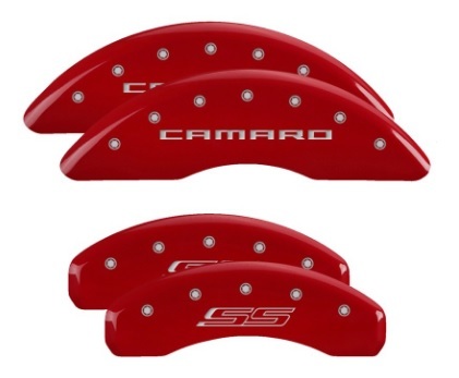 MGP CALIPER COVER 16- Camaro Caliper Covers Red 14241SCS5RD