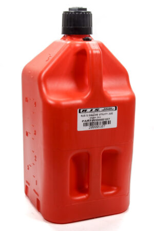 RJS SAFETY Utility Jug 5 Gallon Red 20000107
