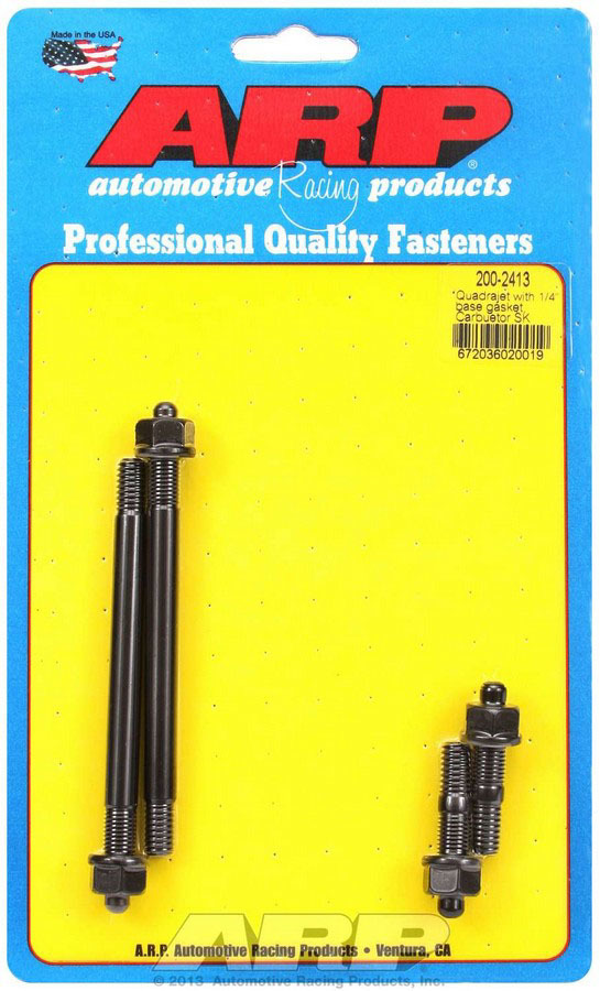 ARP Carb Stud Kit Quadrajet w/1/4in Thick Gasket 200-2413