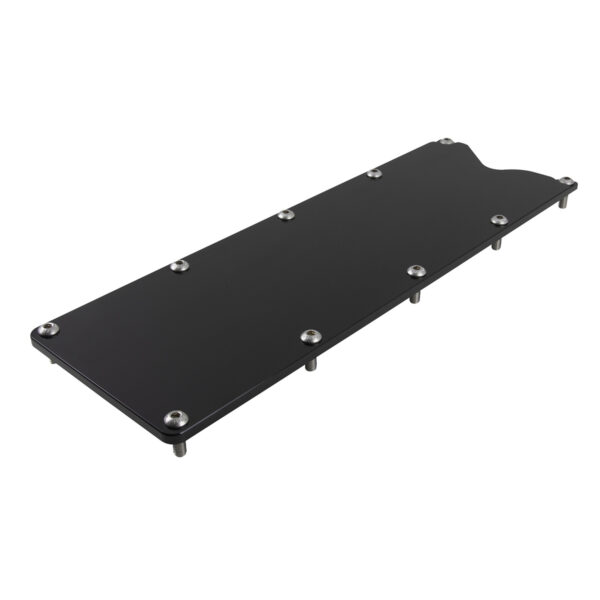 BILLET SPECIALTIES Valley Cover Plate LS3 Plain Black BLK95053