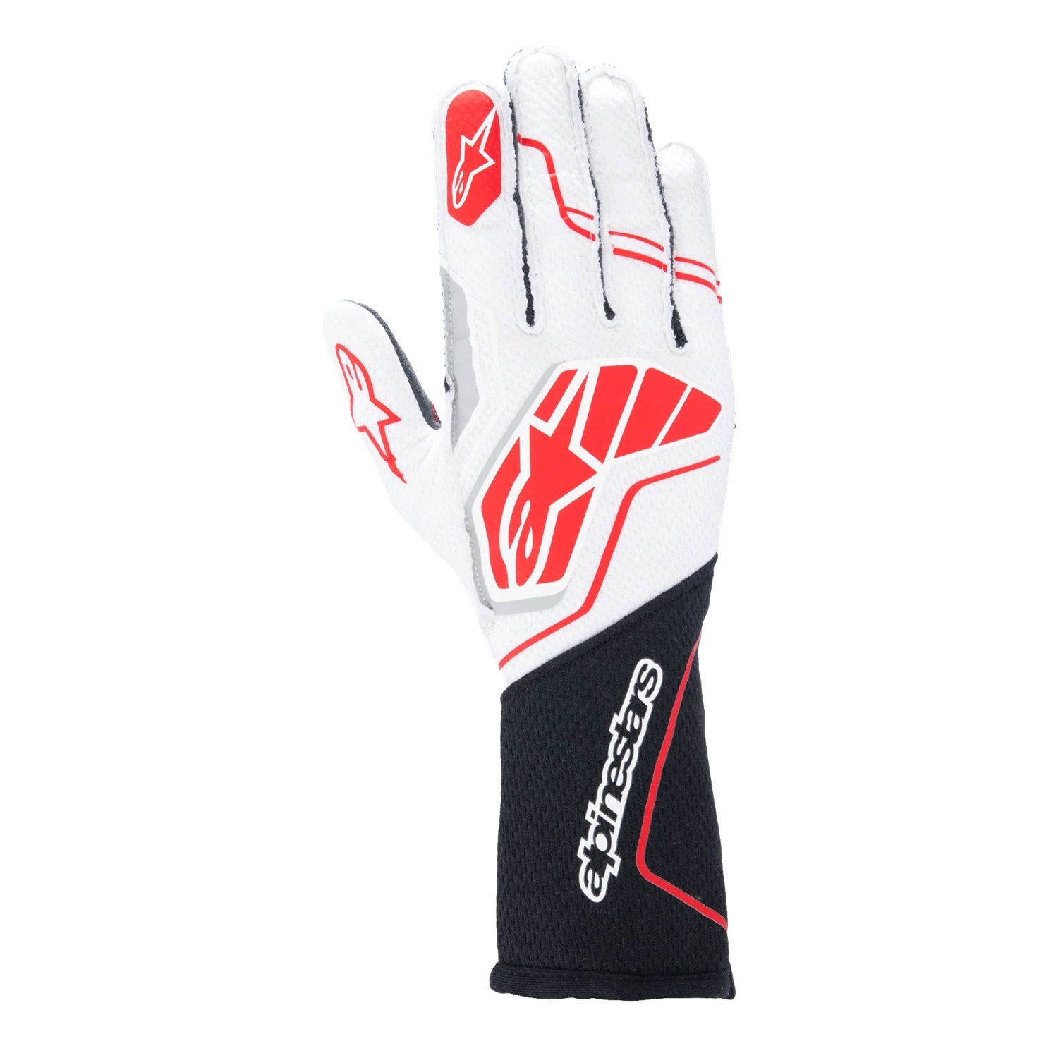 ALPINESTARS USA Glove Tech-1 ZX V4 Blk / Wht / Red Small 3550224-123-S