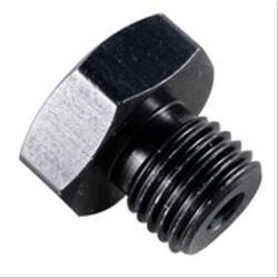 FRAGOLA #8 Port Plug 3/4-16 Black w/ 1/8 FPT Port 481428-BL