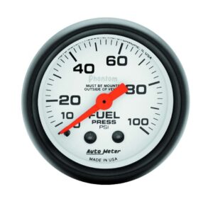 AUTOMETER 2-1/16in Phantom Fuel Pressure Gauge 0-100 PSI 5712