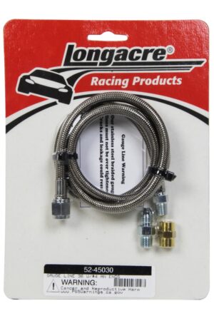 LONGACRE Steel Braided Gauge Line 36in 52-45030