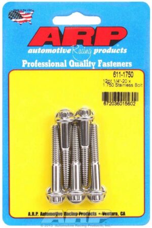 ARP S/S Bolt Kit – 12pt. (5) 1/4-20 x 1.750 611-1750