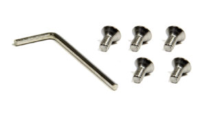 AMERICAN RACING WHEELS Center Cap Replacement Set – 5 Screws & Key 970076
