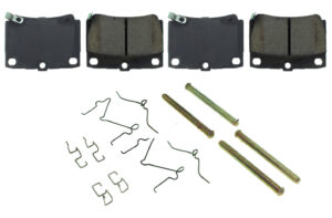 CENTRIC BRAKE PARTS Posi-Quiet Ceramic Brake Pads with Shims and Har 105.0733