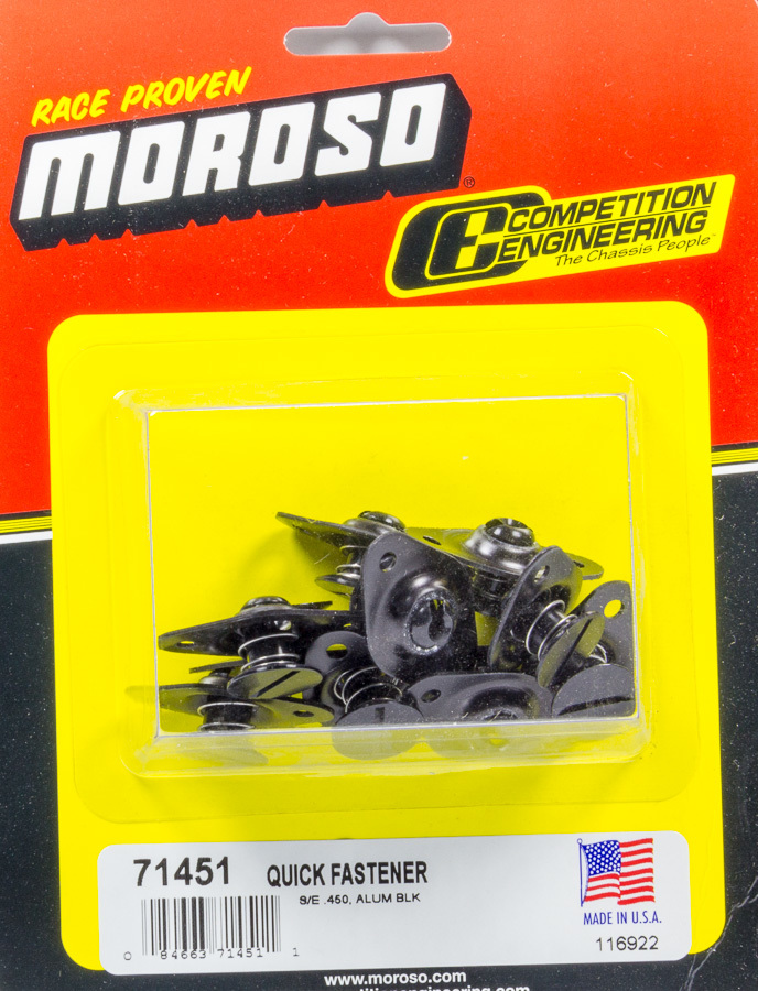 MOROSO Self Ejecting Fasteners .450in Short Body 71451