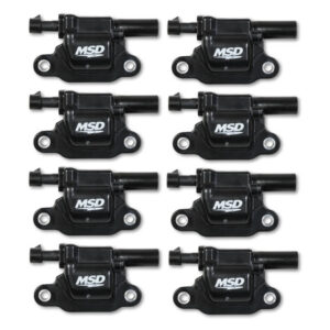 MSD IGNITION Coil Black Square GM V8 2014-Up 8pk 826683