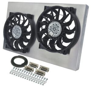 DERALE Dual RAD Fan w/Alum Shroud Assembly 16838