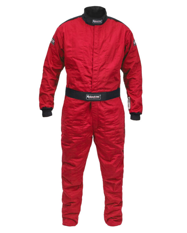 ALLSTAR PERFORMANCE Driving Suit SFI 3.2A/5 M/L Red Medium ALL935072
