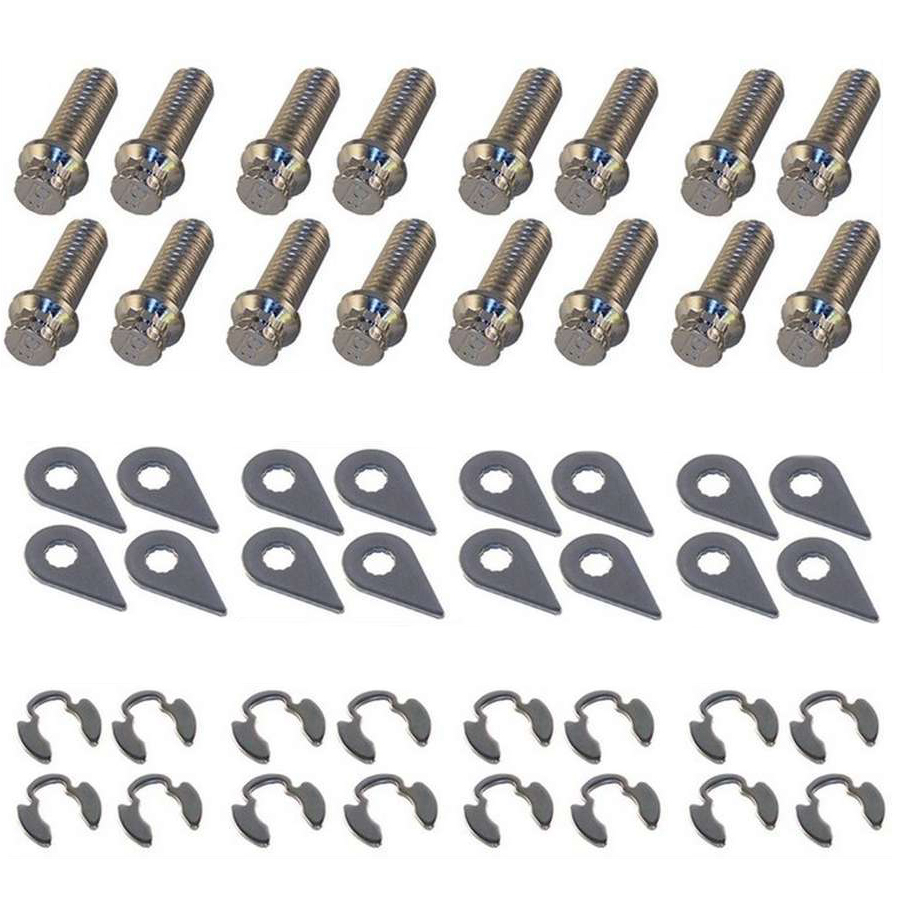 STAGE 8 FASTENERS Header Bolt Kit – 12pt. 3/8-16 x 1in (16) 8932