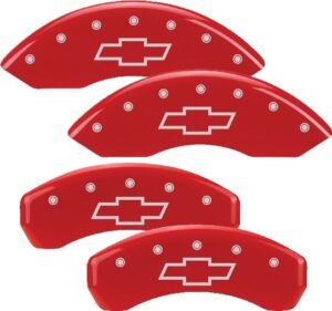 MGP CALIPER COVER 07- GM P/U SUV Caliper Covers Red 14004SBOWRD