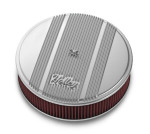 HOLLEY 14×3 Die Cast Finned Alm Air Cleaner  Polished 120-151