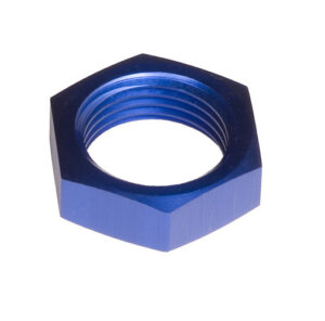 REDHORSE PERFORMANCE 8AN Aluminum Bulkhead Nut 2/pkg Blue 924-08-1