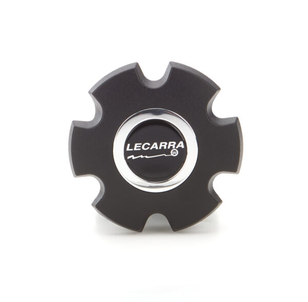 LECARRA STEERING WHEELS Billet Horn Button Black Lecarra Logo 3642