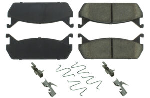 CENTRIC BRAKE PARTS Posi-Quiet Ceramic Brake Pads with Shims and Har 105.0458