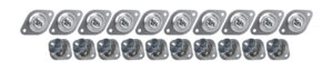ALLSTAR PERFORMANCE Flush Hd S/E Fasteners 7/16 .500in 10pk Alum ALL19113