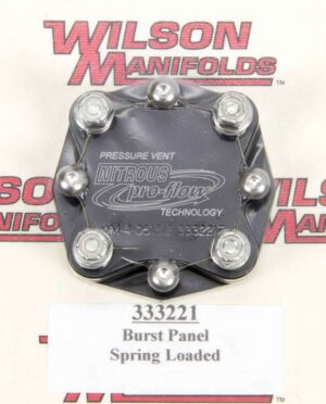 WILSON MANIFOLDS Manifold Pressure Relief Valve 333221