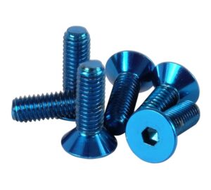 NRG INNOVATION Screw Kit Steering Wheel Blue Conical SWS-100BL