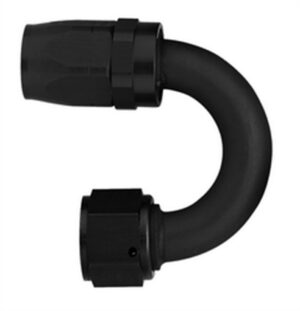 AEROQUIP #10 180 Deg Hose End Black FCM4464