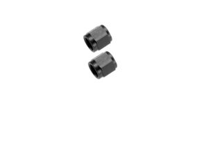 REDHORSE PERFORMANCE 6an Alm Tube Nuts 9/16-18 2pk Black 818-06-2