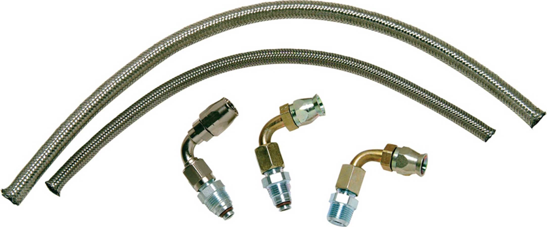 BORGESON Stainless Power Steering Hose Kit 925203